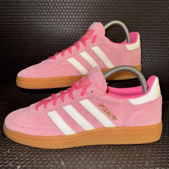 adidas gazelle silver green womens Women's adidas Originals Handball Spezial Shoes